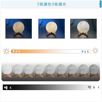 CPLA ナイトライト 月のライト デスクライト 屋内照明 インテリア 無段階調光 雰囲気ライト LED ベッドサイドランプ USB充電式 タッチスイッチ n5ksbvb CPLA ナイトライト 月のライト デスクライト 屋内照明